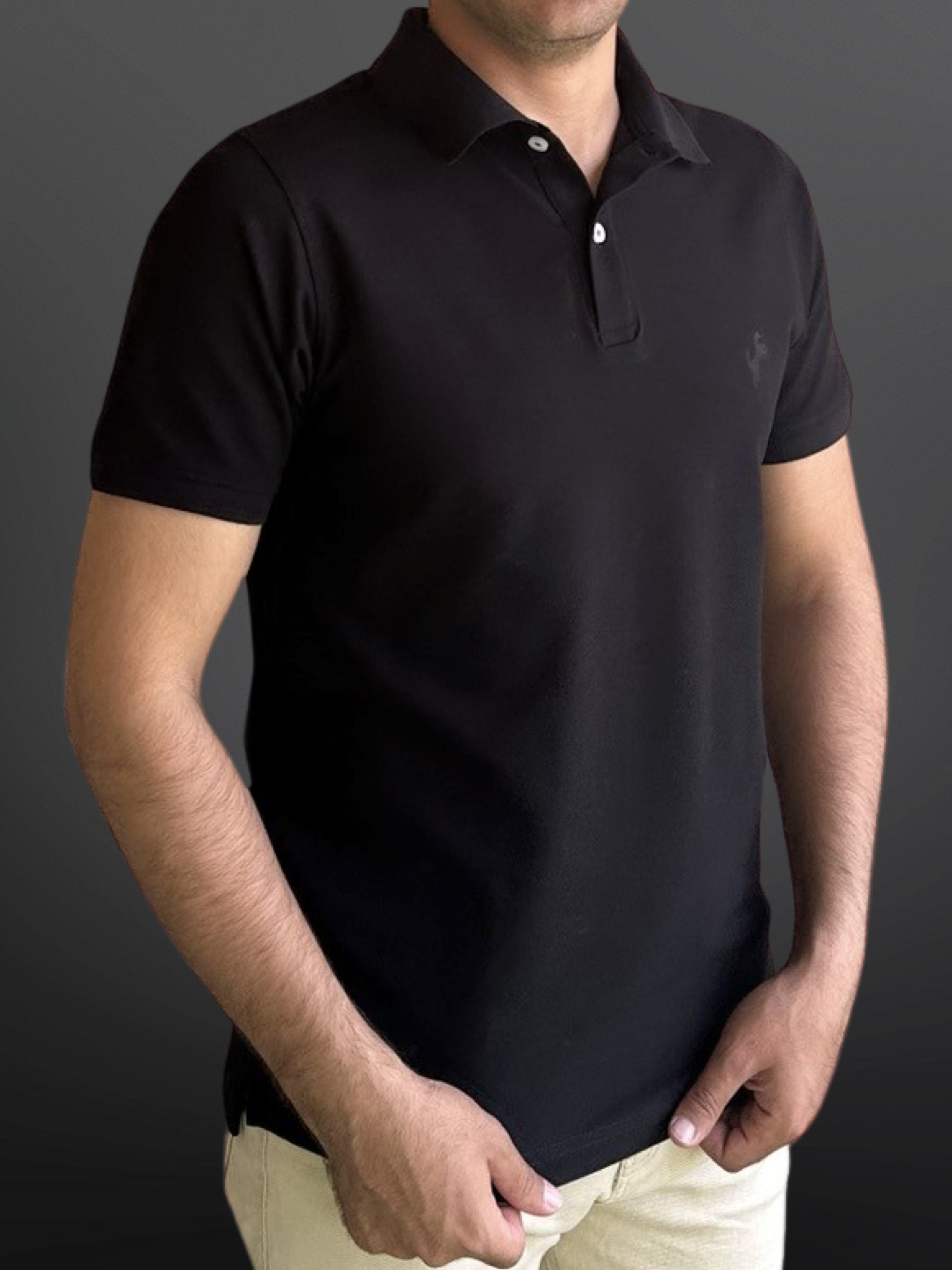 Polo T-Shirt Classic for men, Black