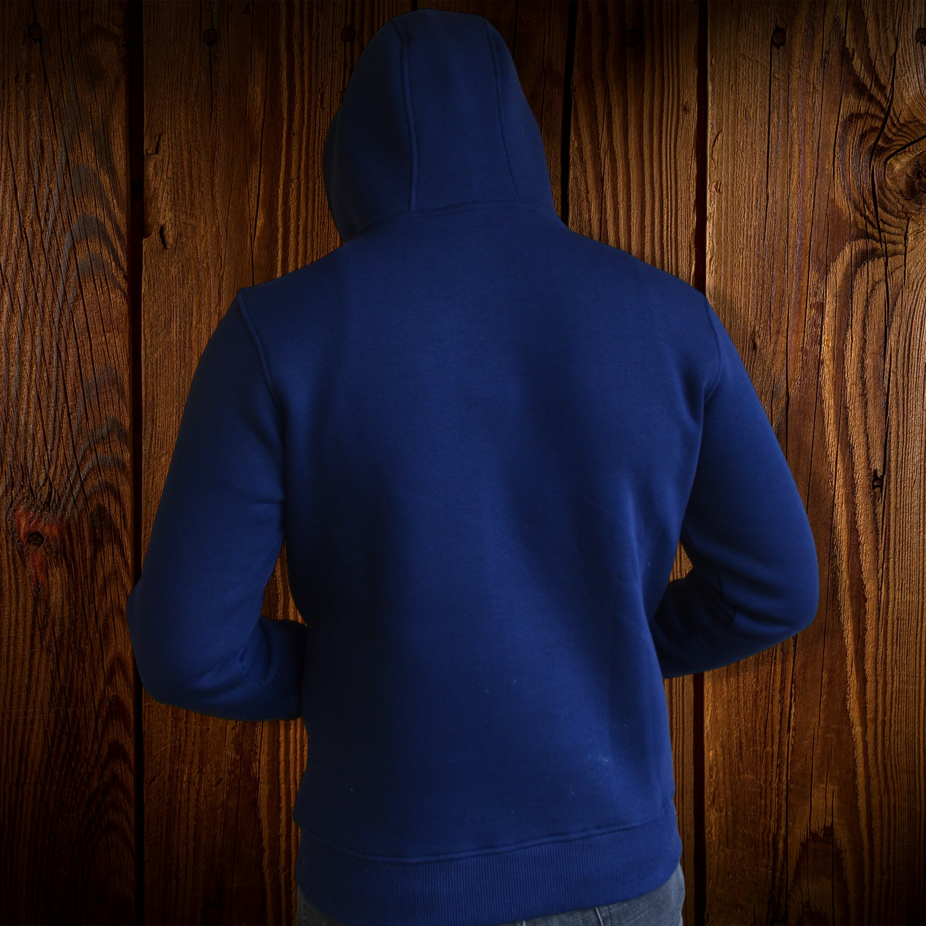 Sweatshirt Hoodie Welt Pocket, Navy blue
