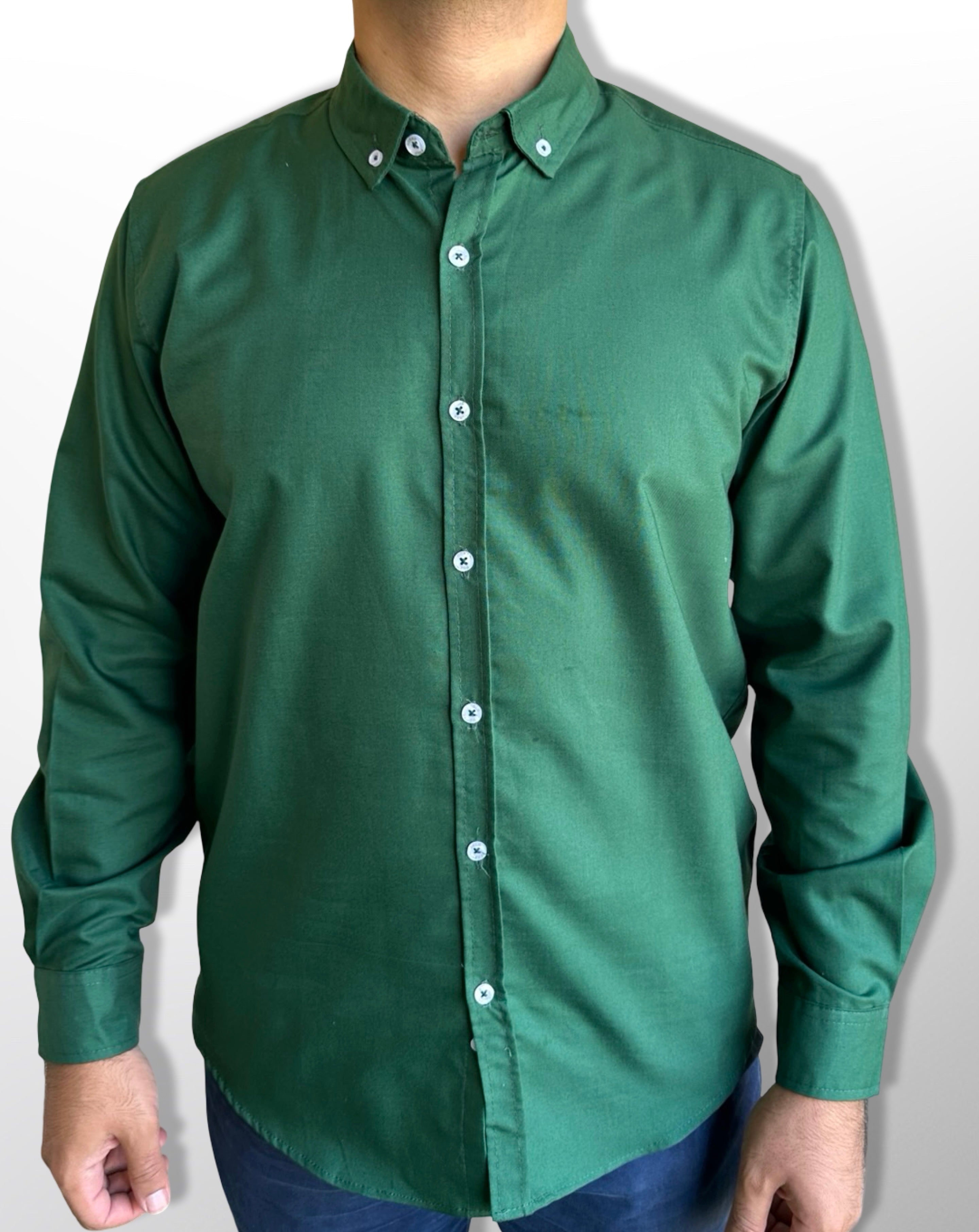 Oxford Shirt Royal Plain, Green