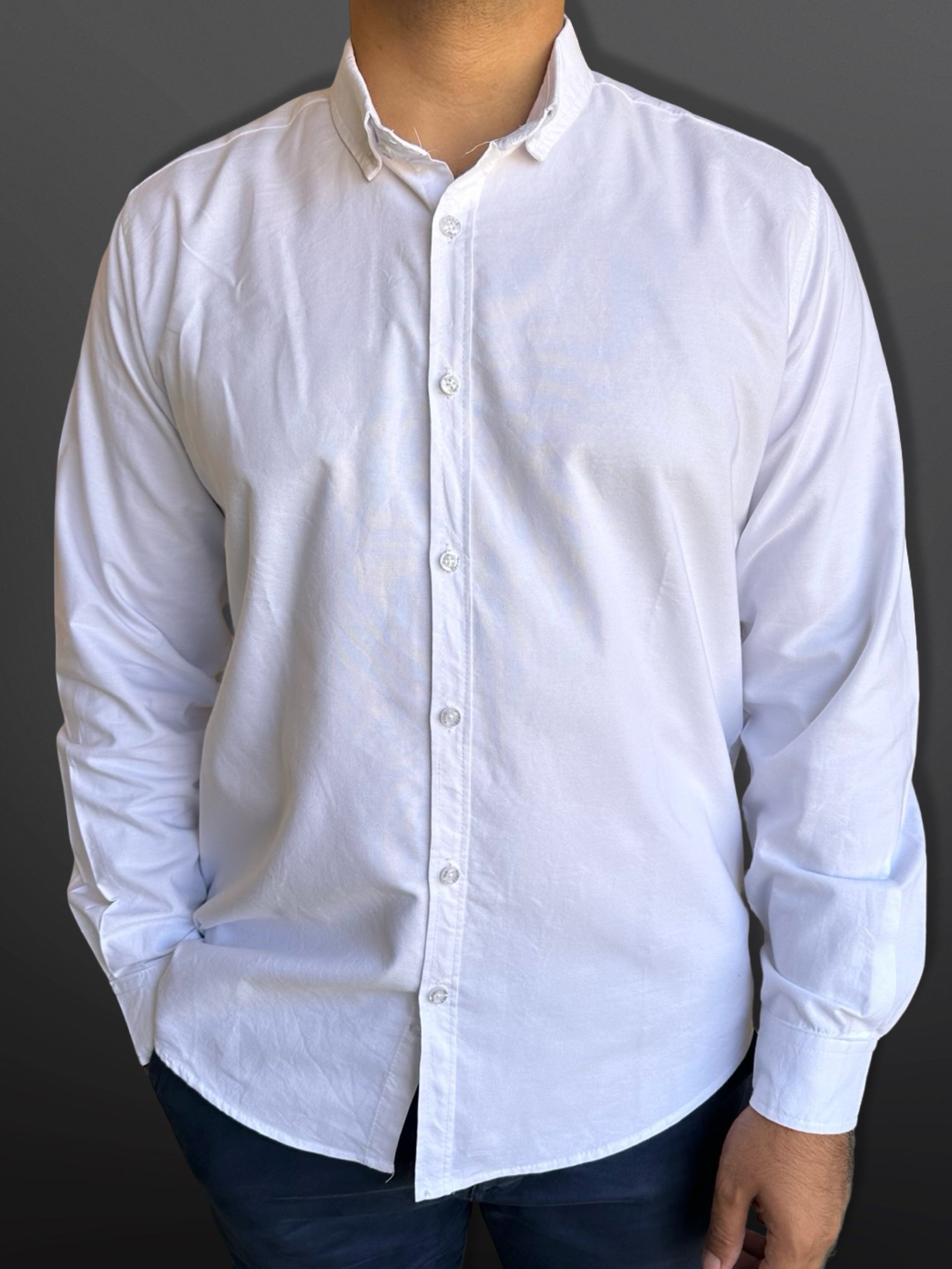 Oxford Shirt Royal Plain, White