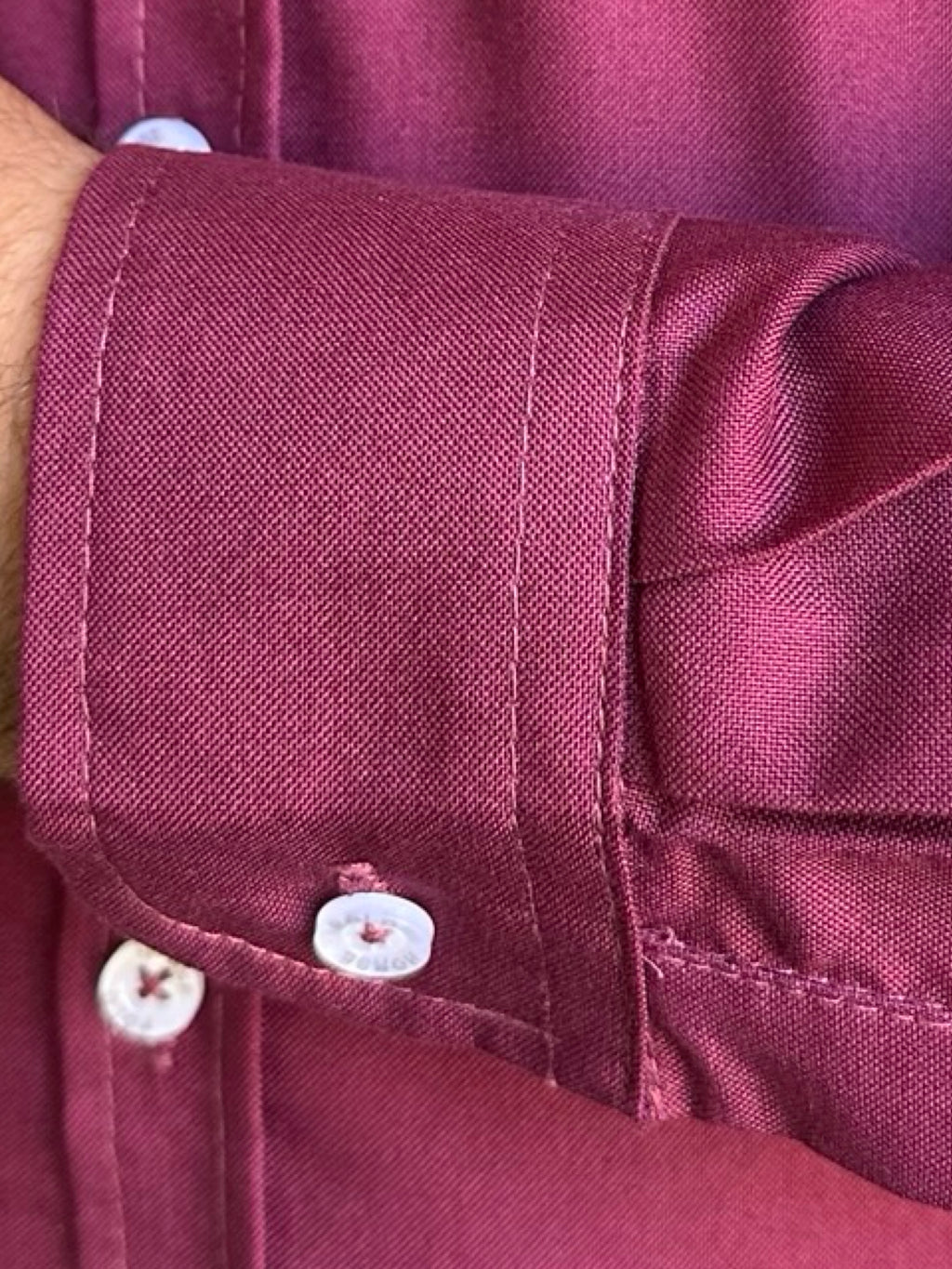 Oxford Shirt Royal Plain, Maroon