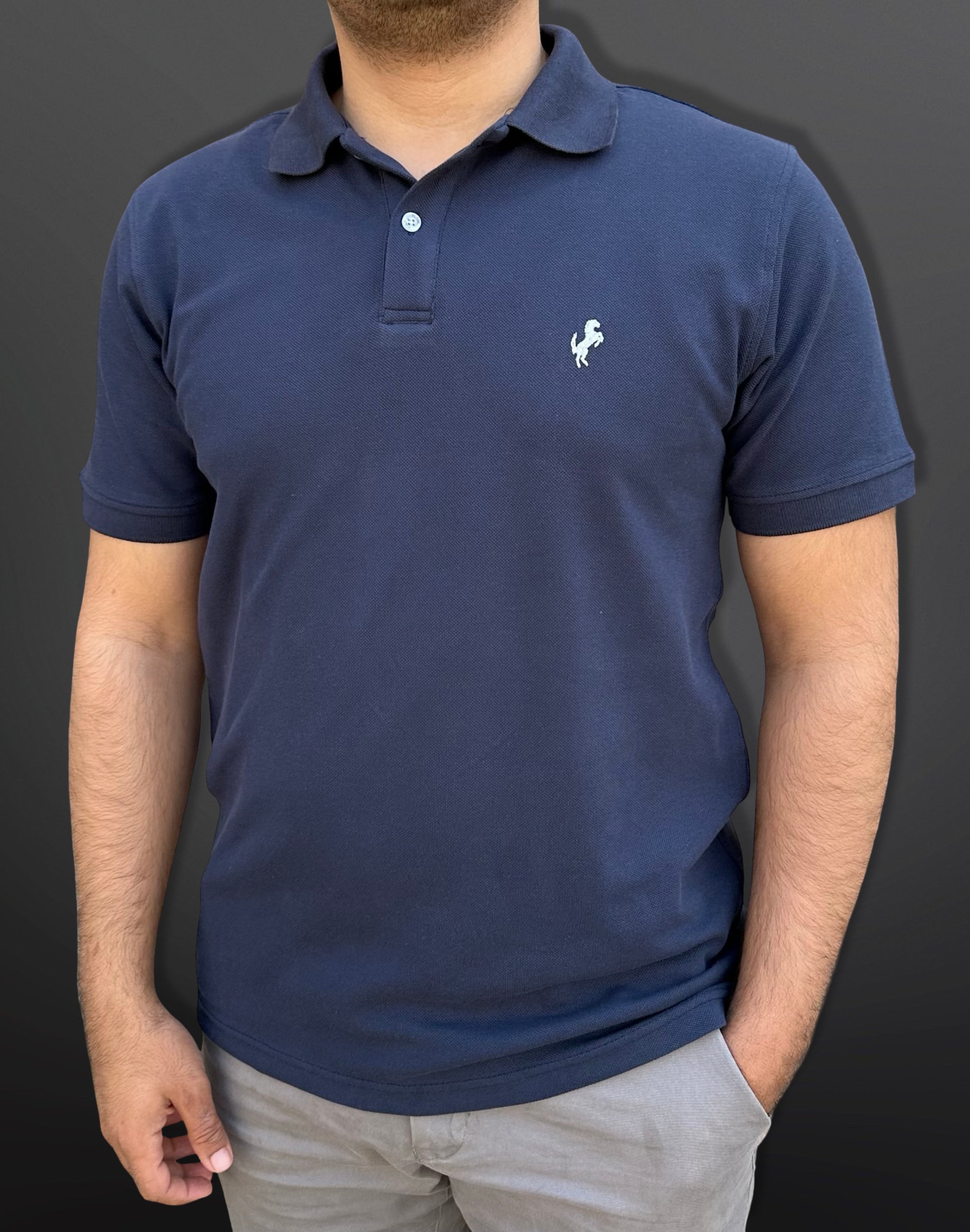 Polo T-Shirt Classic for men, Navy blue