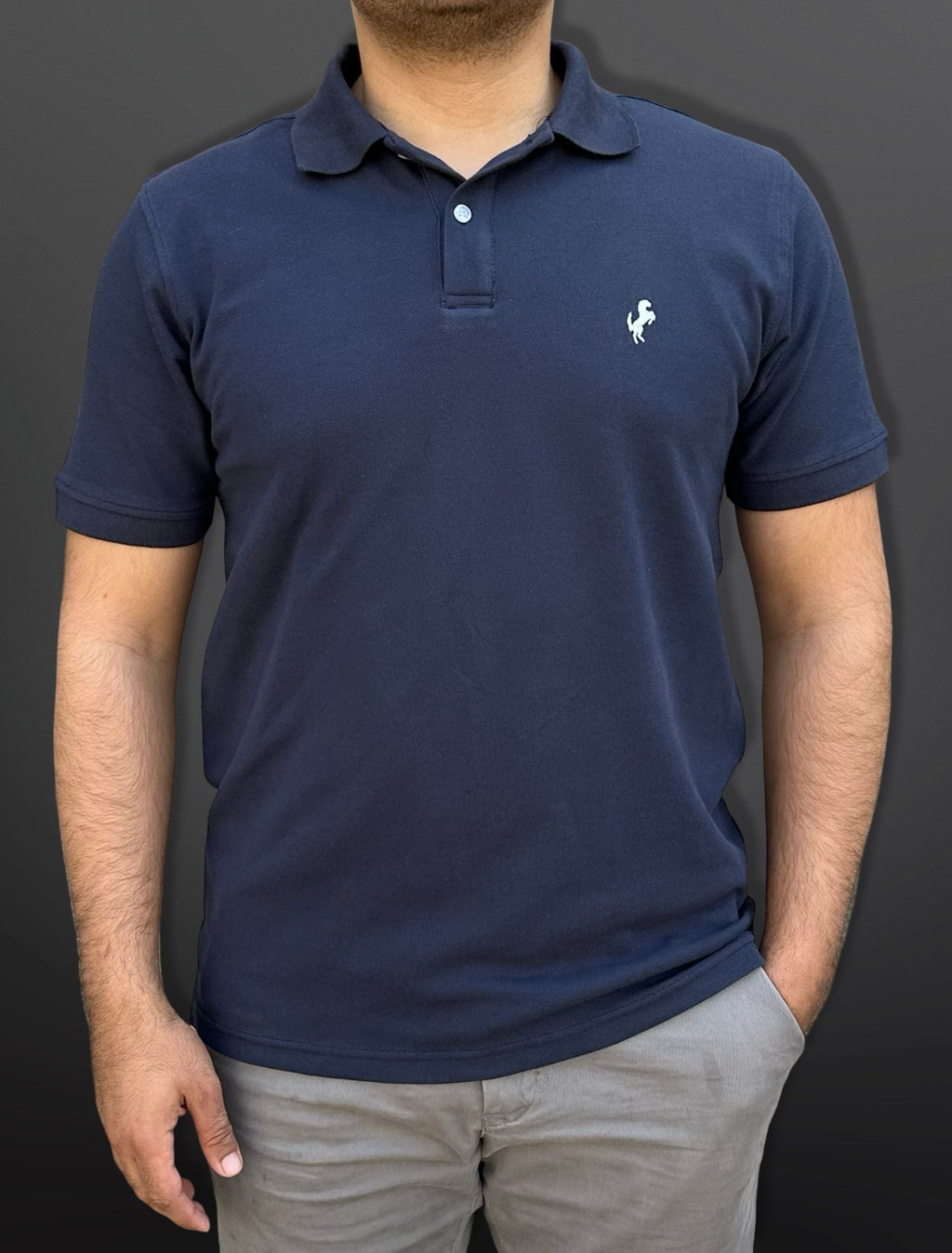 Polo T-Shirt Classic for men, Navy blue