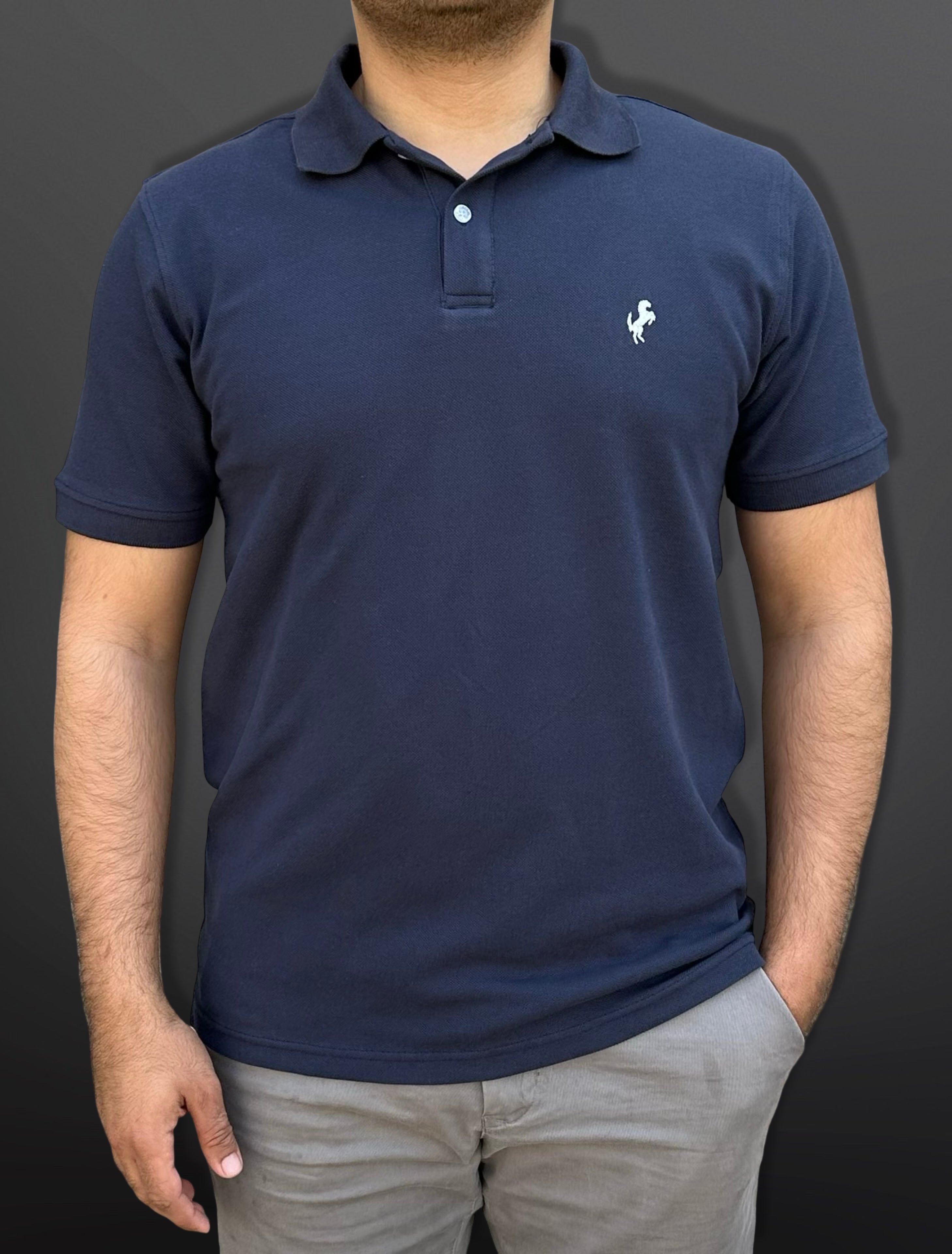 Polo T-Shirt Classic for men, Navy blue