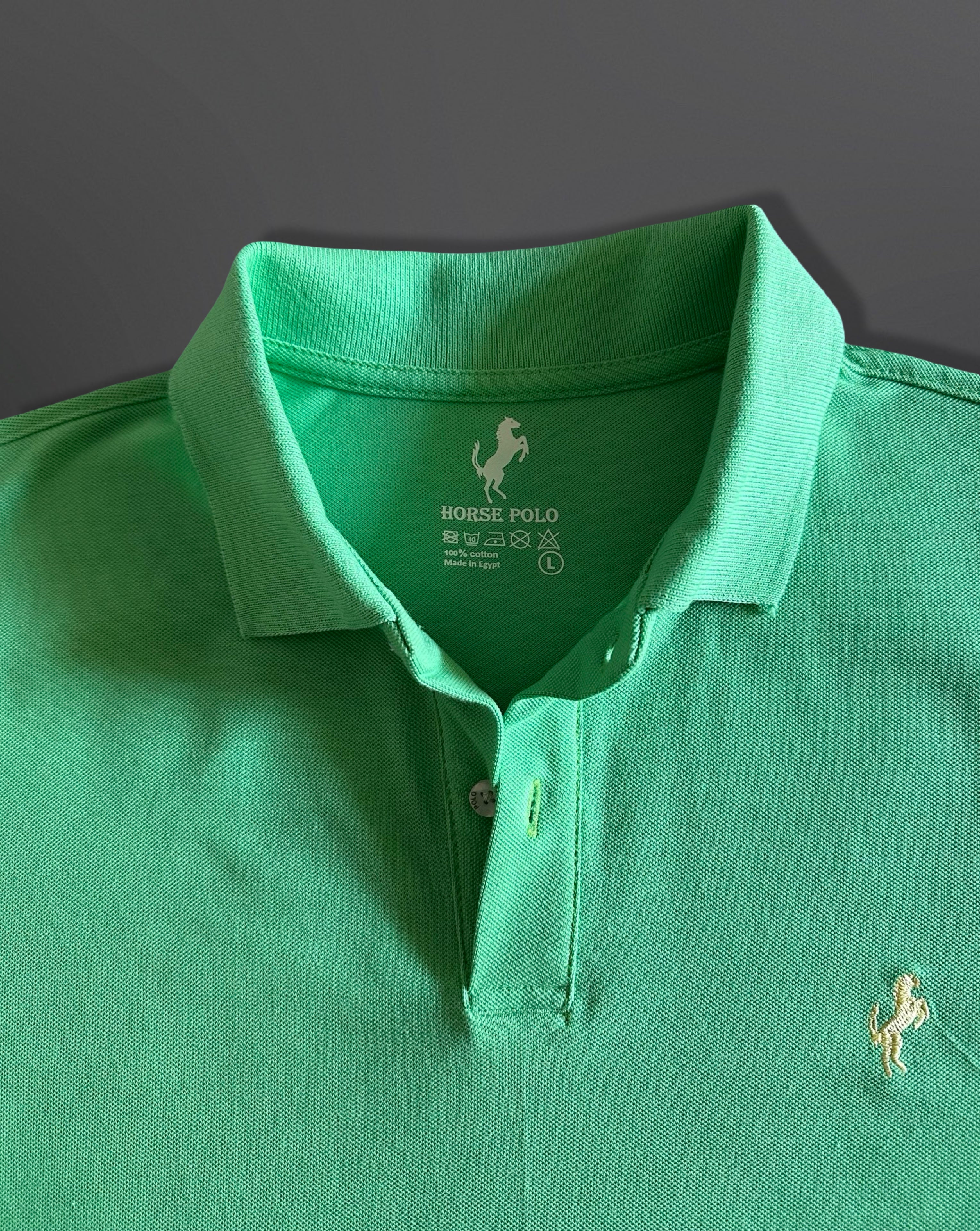 Polo T-Shirt Classic for men, Mint Green