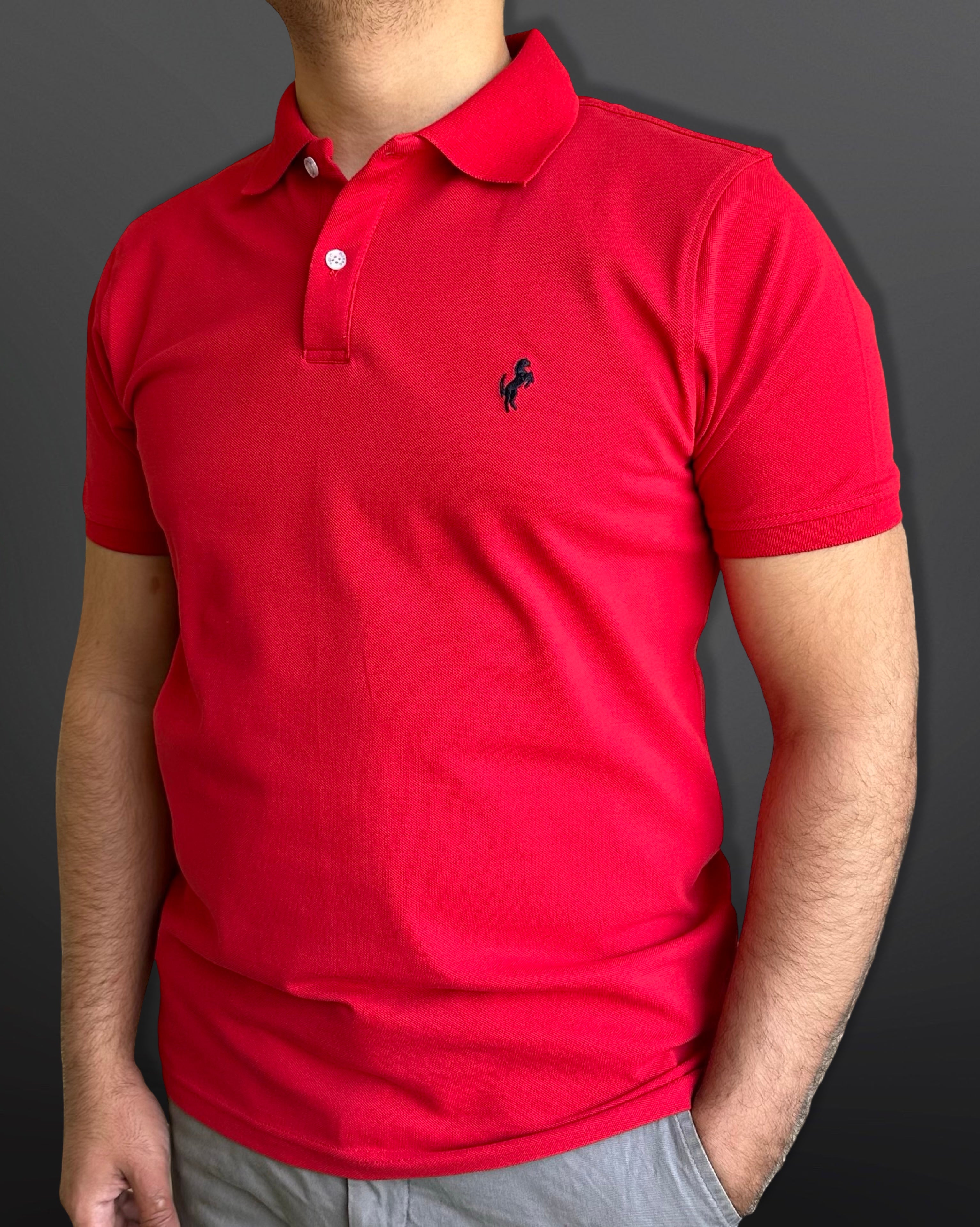 Polo T-Shirt Classic for men, Red