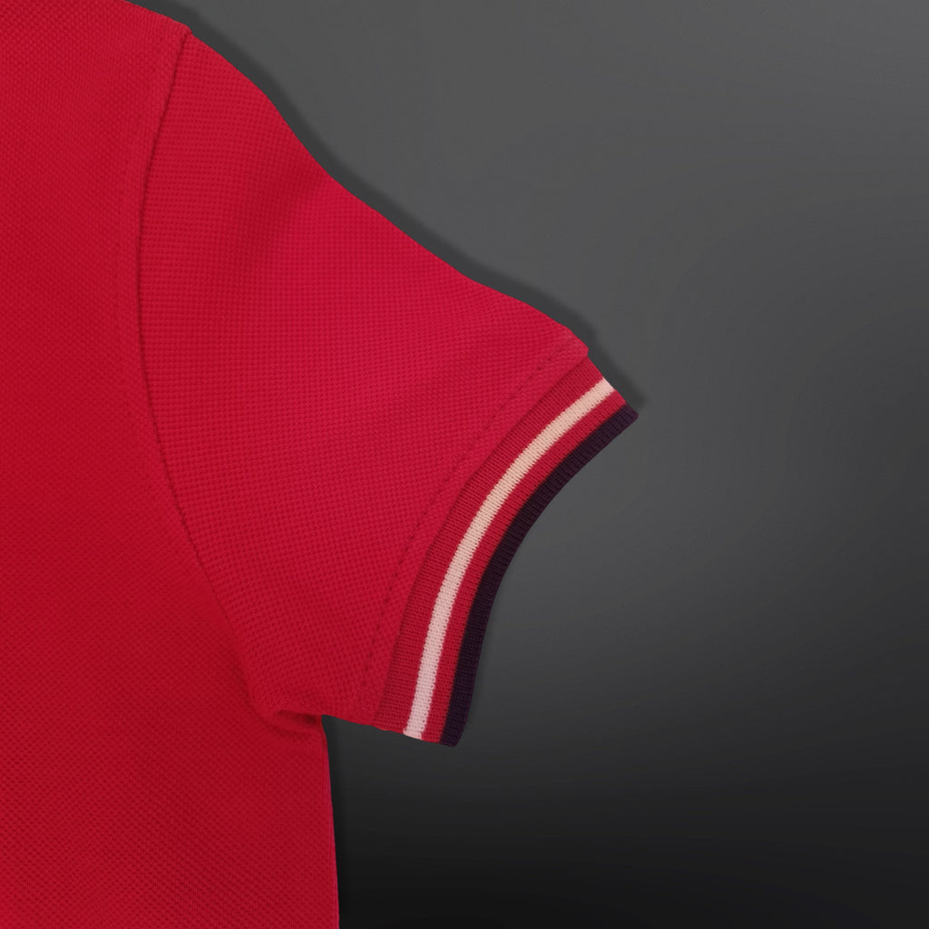Polo Shirt Kids Casual Collar, Red - Navy Blue - White