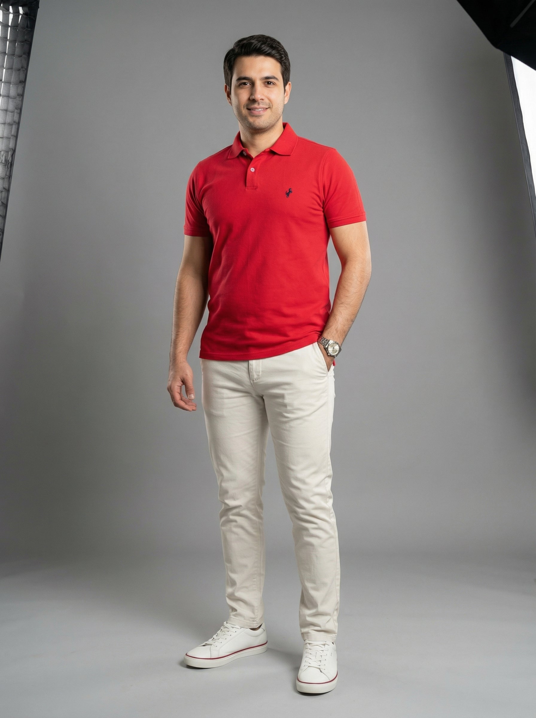 Polo T-Shirt Classic for men, Red