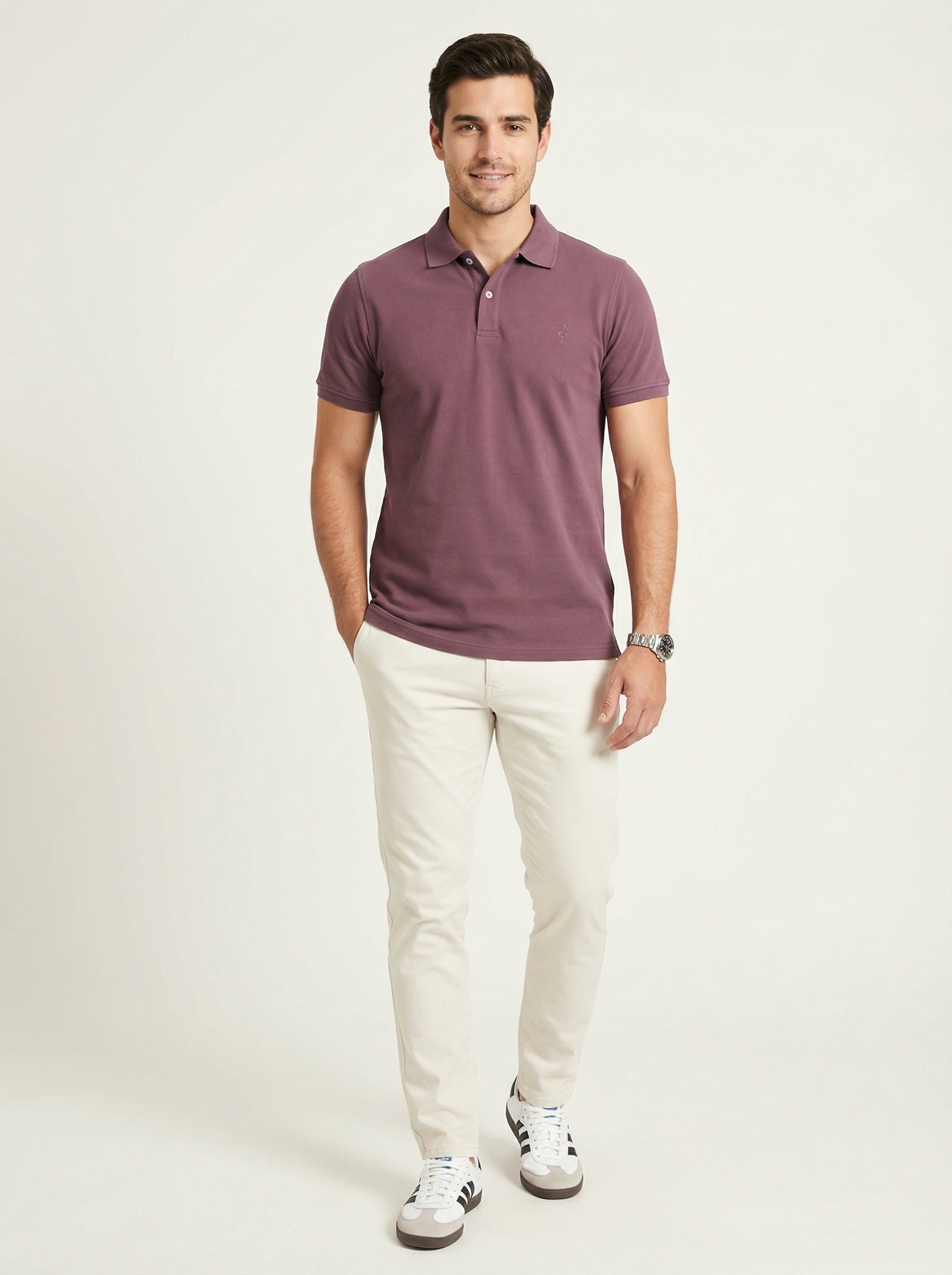 Polo T-Shirt Classic for men, Mauve